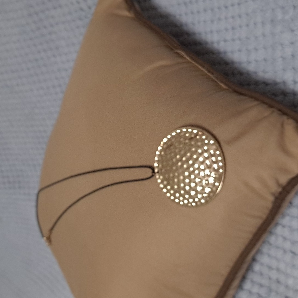 Statement Hammered Circle Necklace. - image 1